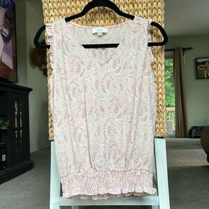 Pink designed Ann Taylor sleeveless top - size XS